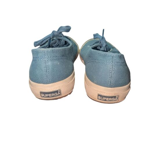 🛍️Superga Blue Canvas Sneakers with Chunky Outsole - Picture 2 of 4
